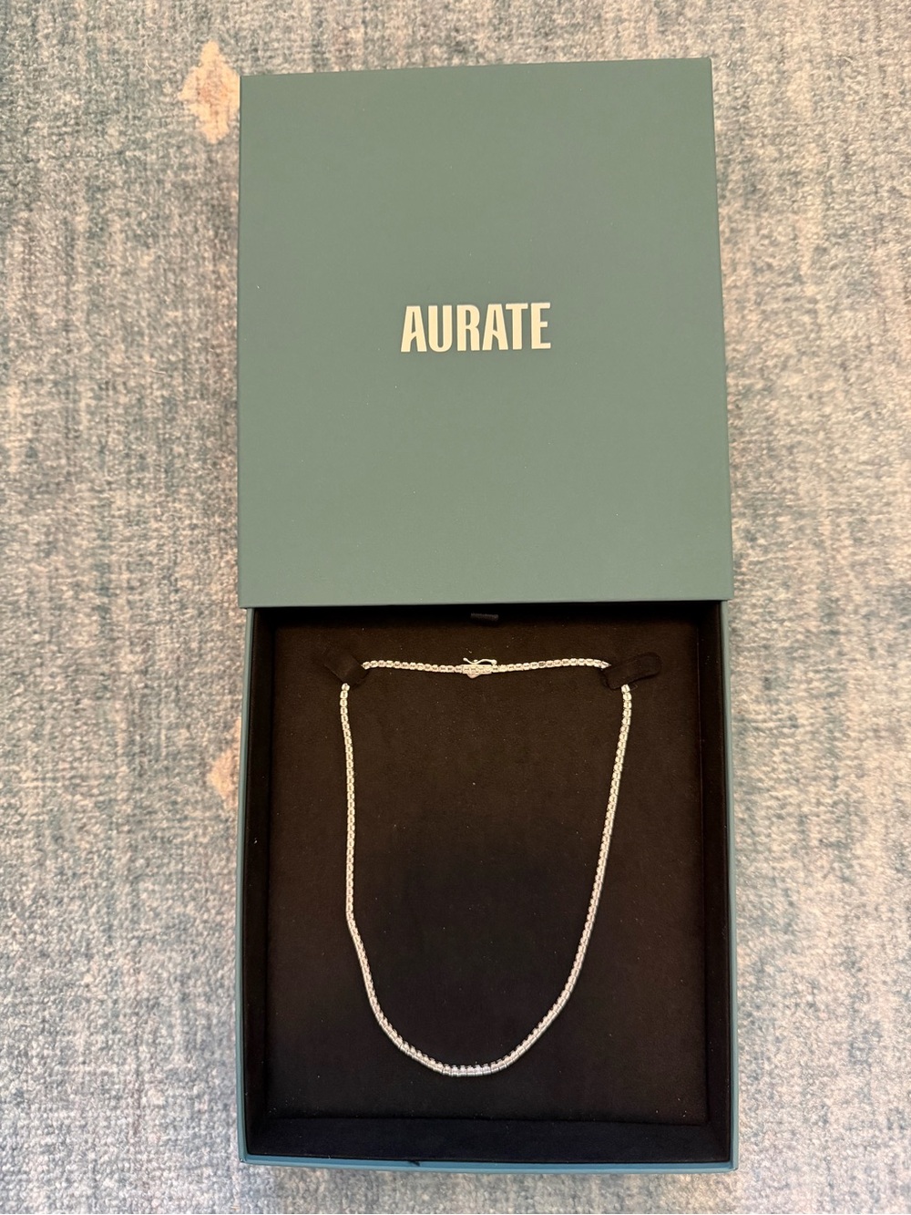 Lab Grown Tennis Necklace